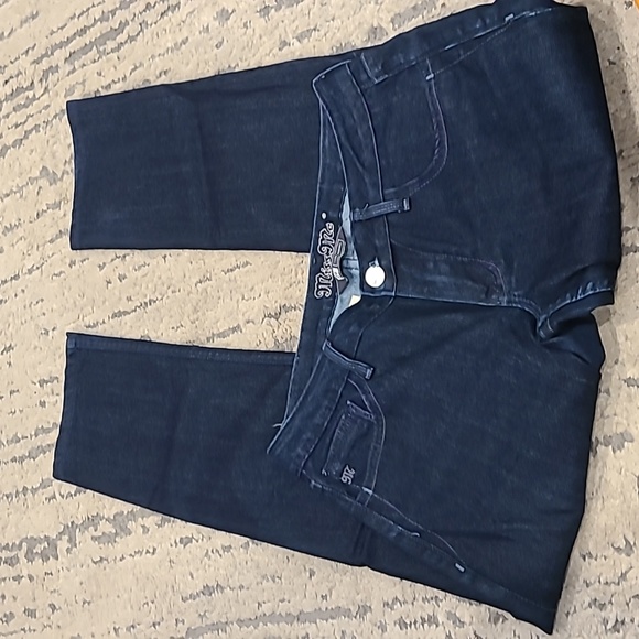 Miss Me Women's Jeans Nicole 5 Pocket Low Rise Skinny Dark Wash - Picture 6 of 6